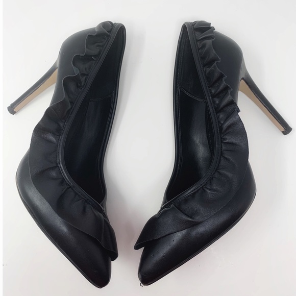 BCBGENERATION Hana Ruffle Pointed Toe Pump 8.5B - Picture 2 of 12